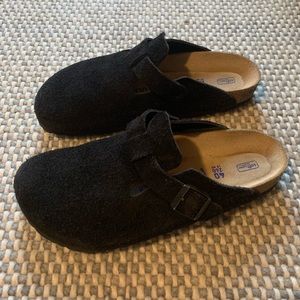 Birkenstock Boston Clog Suede Black 40 new